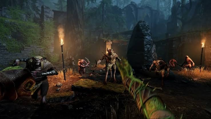 Thornwake title image featuring a dark wilderness kingdom of briars